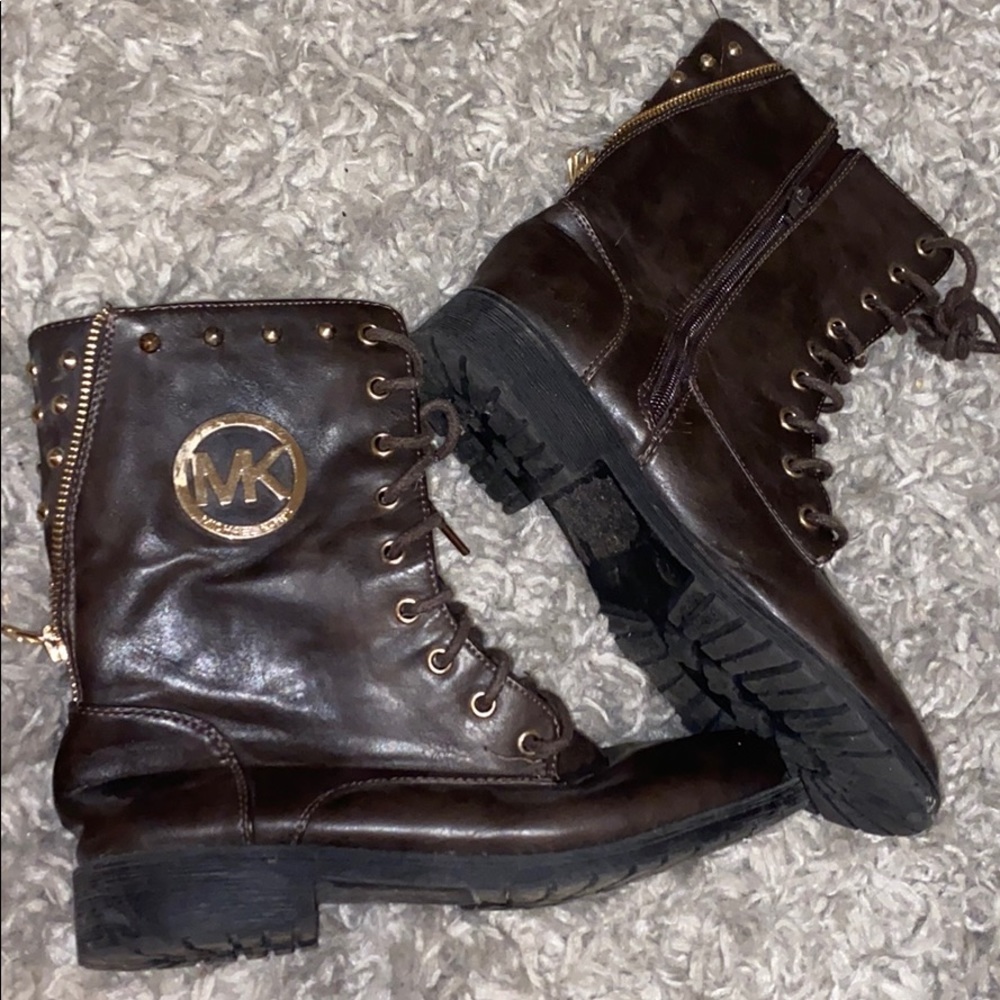 Micheal Kors combat boots